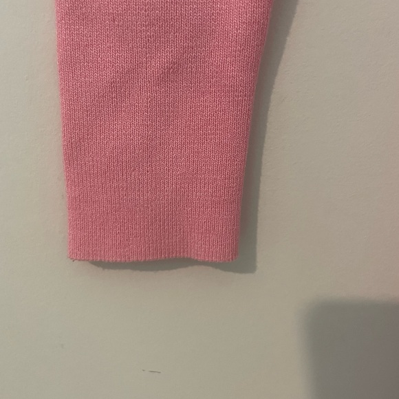 Fashion Nova Barbie Pink Knit Dress Mock Neck - Picture 11 of 11